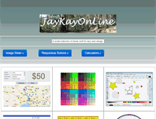 Tablet Screenshot of jaykayonline.com